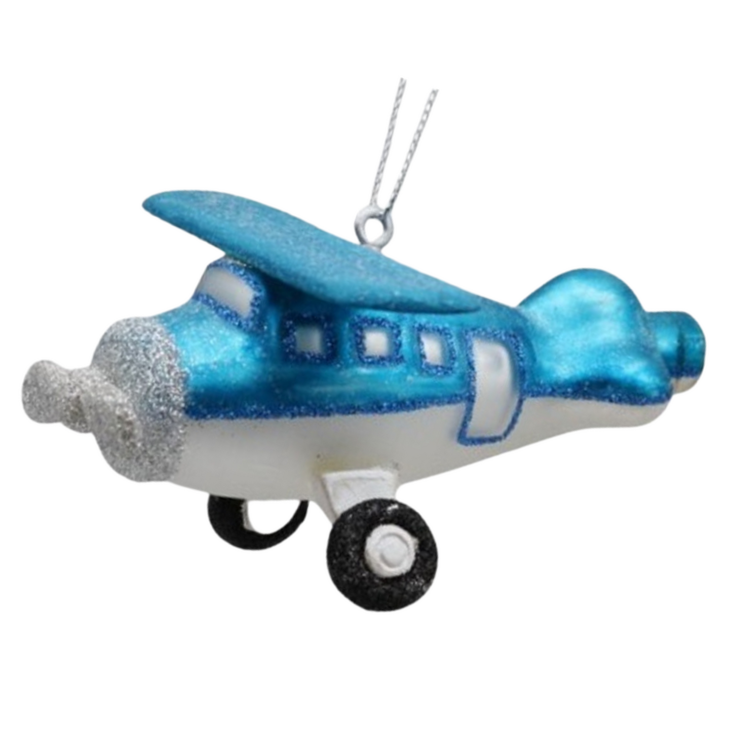 Propeller vliegtuig blauw!